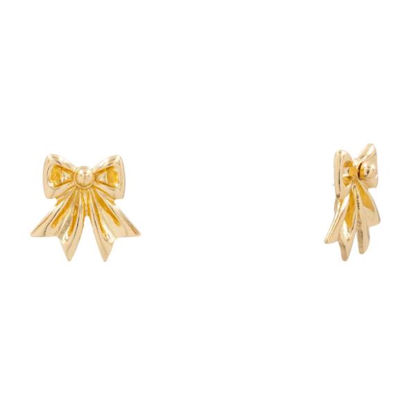 RIBBON BOW EARRING