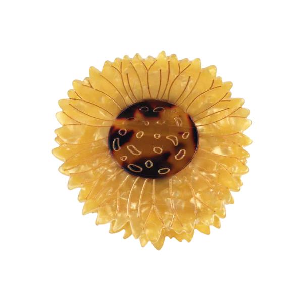 SUNFLOWER HAIR CLAW JAW CLIP