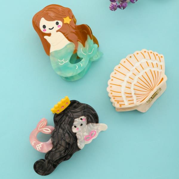 MERMAID HAIR CLAW JAW CLIP
