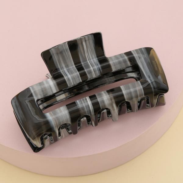 RECTANGLE HAIR CLAW JAW CLIP