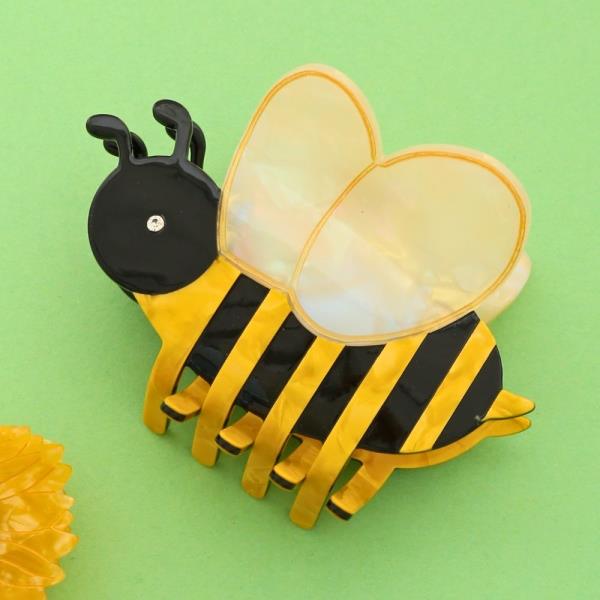 BEE HAIR CLAW JAW CLIP