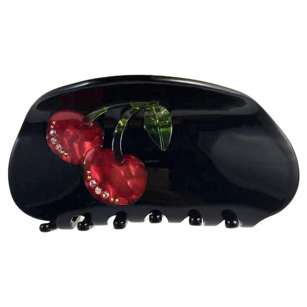 CHERRY HAIR CLAW JAW CLIP