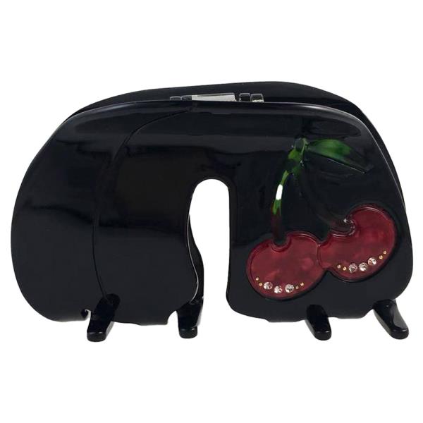 CHERRY HAIR CLAW CLIP