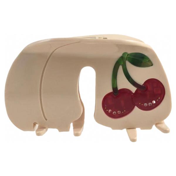 CHERRY HAIR CLAW CLIP