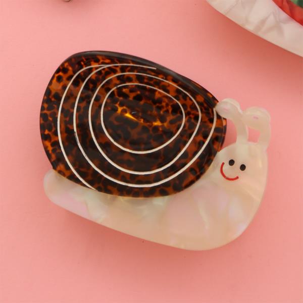 SMILEY SNAIL HAIR CLAW CLIP