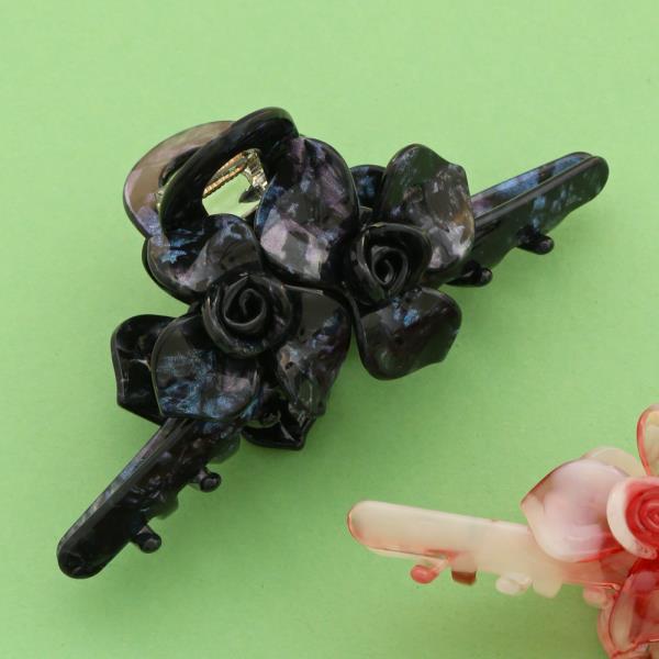 FLOWER HAIR CLAW JAW CLIP
