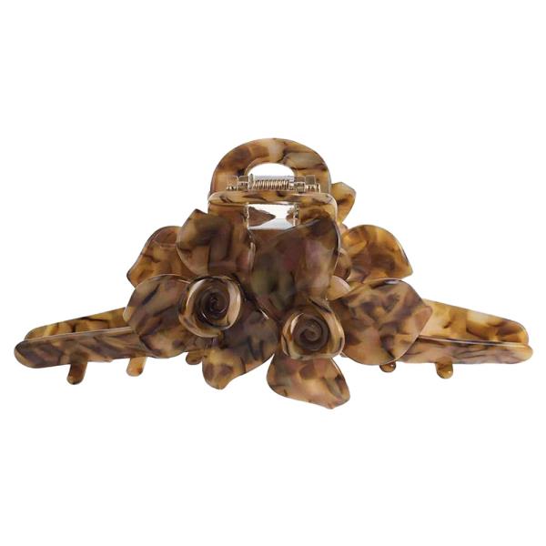 FLOWER HAIR CLAW JAW CLIP