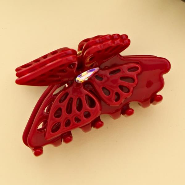 BUTTERFLY HAIR CLAW JAW CLIP