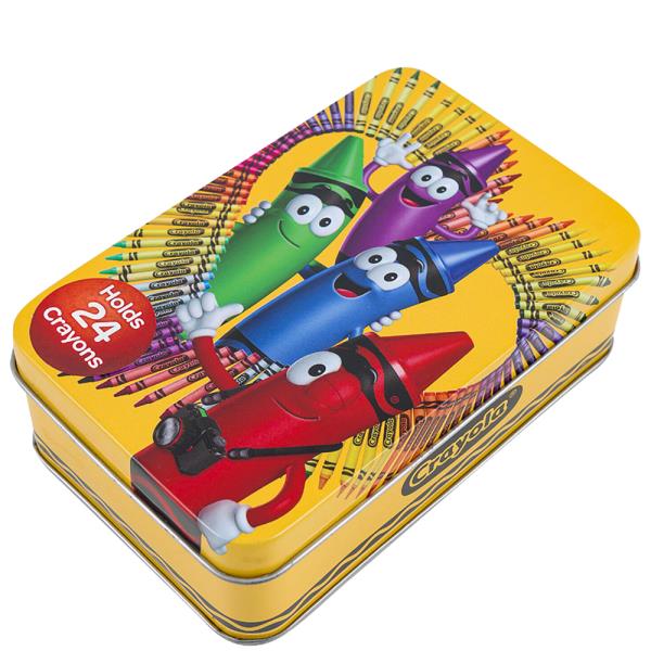 CRAYOLA RECTANGLE SMALL TIN BOX