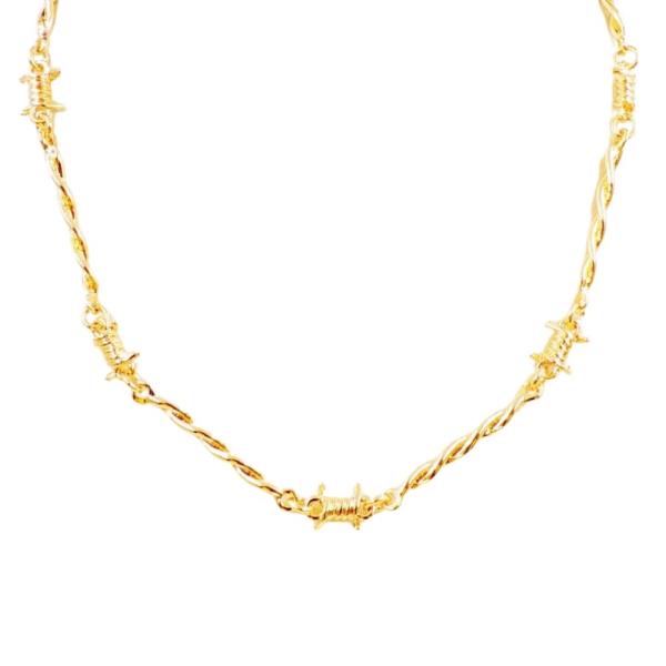 METAL COIL STATION NECKLACE