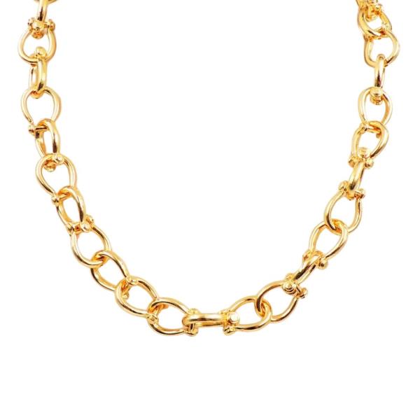 HORSEBIT CHAIN STATEMENT NECKLACE