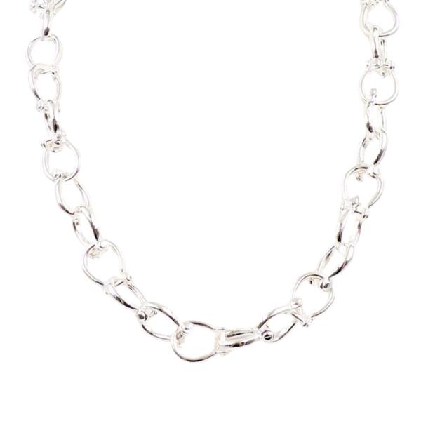 HORSEBIT CHAIN STATEMENT NECKLACE