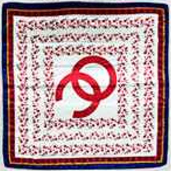MULTI PATTERN SILKY BANDANA SQUARE NECK SCARF