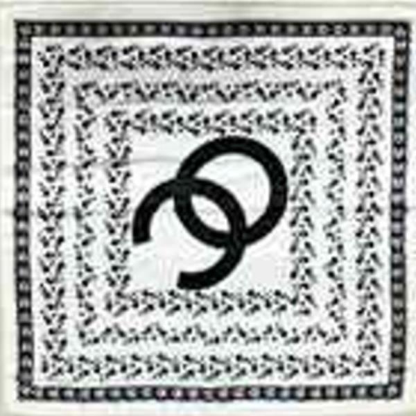 MULTI PATTERN SILKY BANDANA SQUARE NECK SCARF