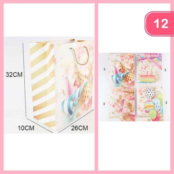 BIRTHDAY GIFT BAG (12 UNITS)