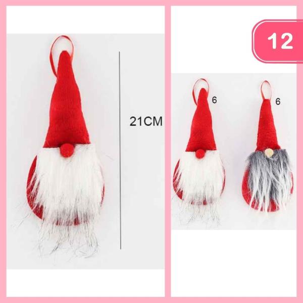 CHRISTMAS GNOME DECORATION (12 UNITS)