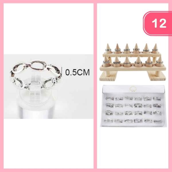 MIXED EARRING SET (12 UNITS)