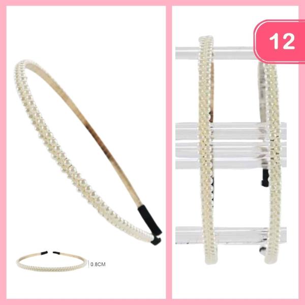 PEARL HEADBAND (12 UNITS)
