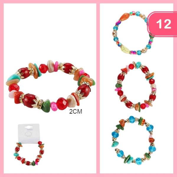 BEADED BRACELET (12 UNITS)