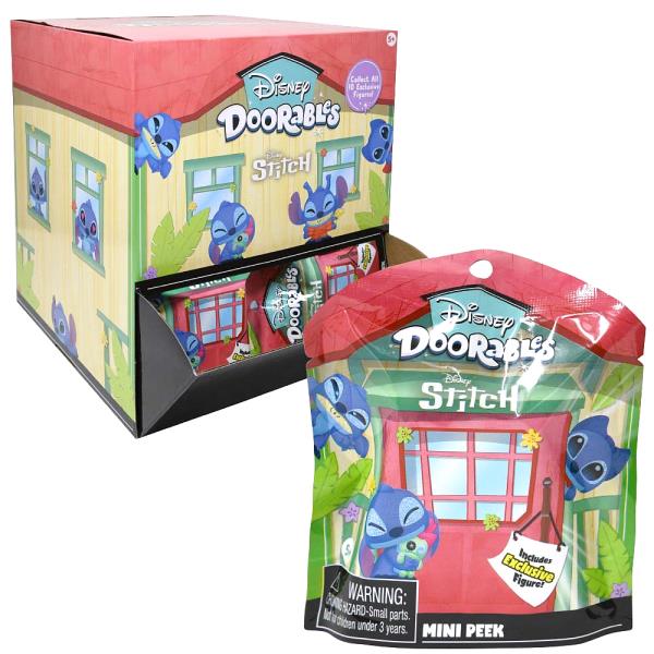DISNEY DOORABLES FLOCKED STITCH BLIND BAG