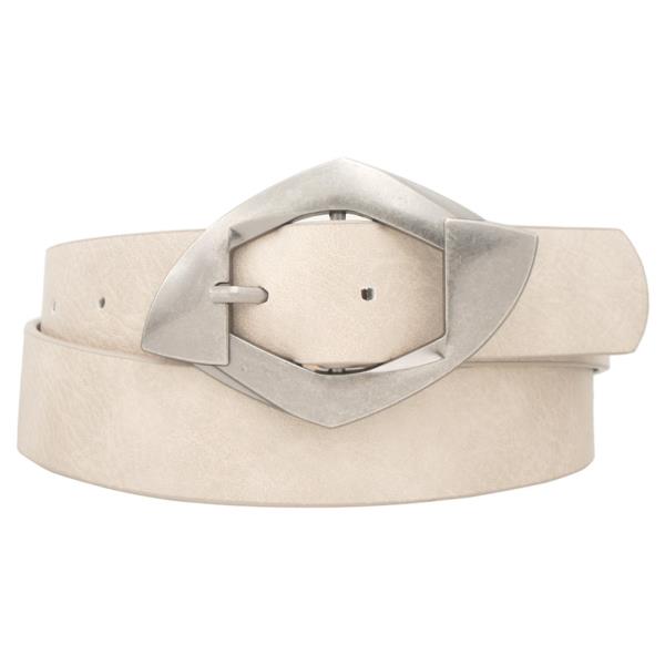 FAN WING BUCKLE WASHED BELT