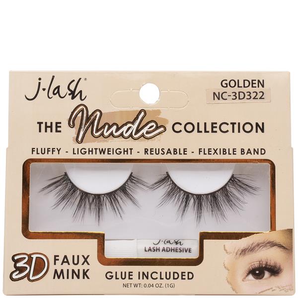 JLASH THE NUDE COLLECTION EYELASH W GLUE