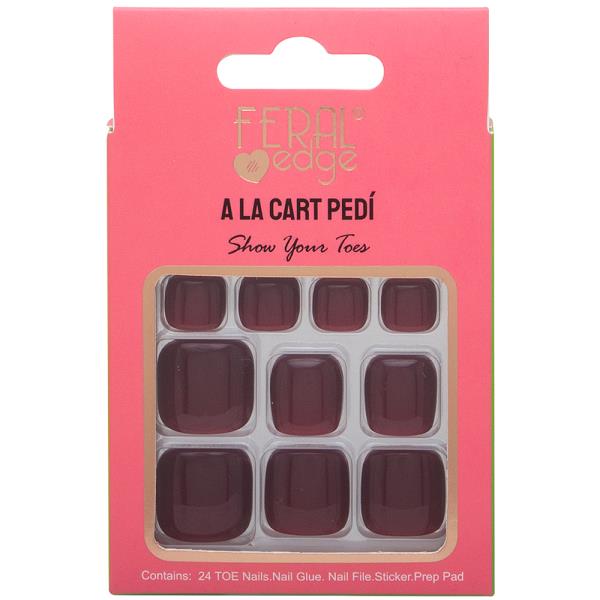 FERAL EDGE A LA CART PEDI SHOW YOUR TOES NAIL DECORATION SET