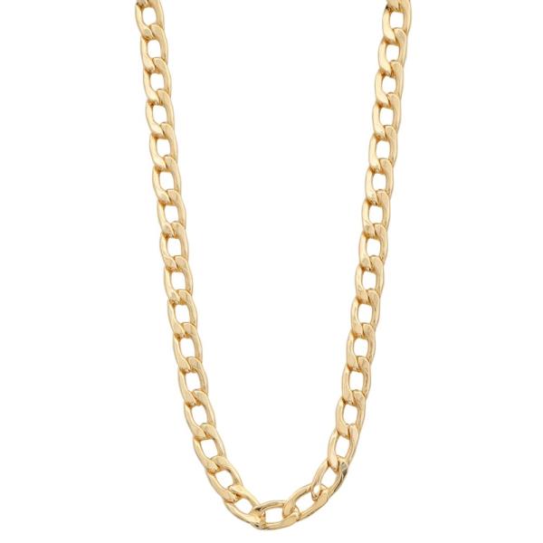 SODAJO CURB LINK GOLD DIPPED NECKLACE