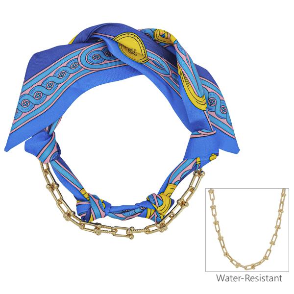 ETHNIC MOOD SCARF U LINK NECKLACE