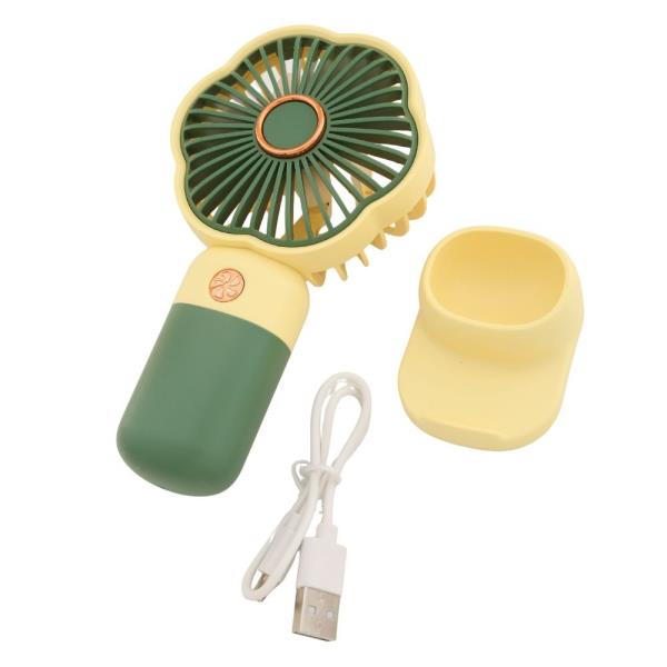 FLOWER SHAPE HANDHELD DESKTOP MINI FAN