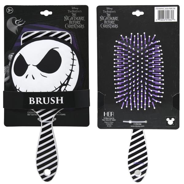 NIGHTMARE BEFORE CHRISTMAS CHARACTER SHAPED RUBBER BRUSH