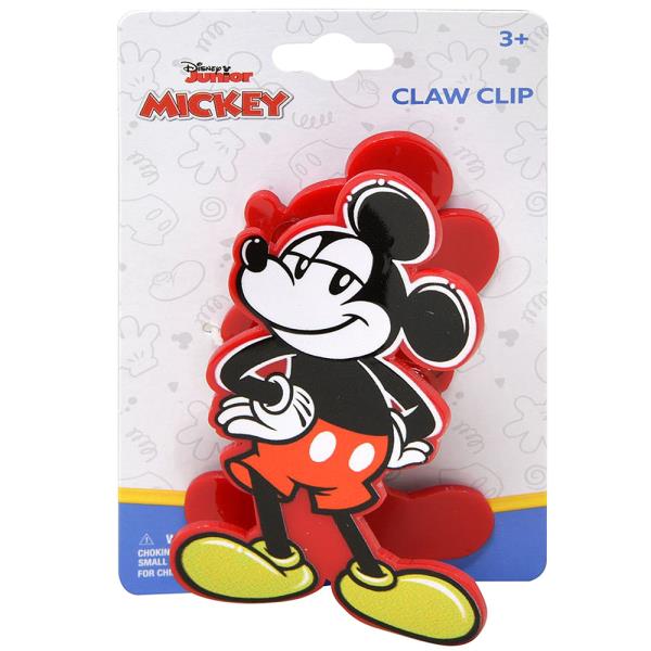 MICKEY CHARACTER SHAPED HAIR CLAW CLIP
