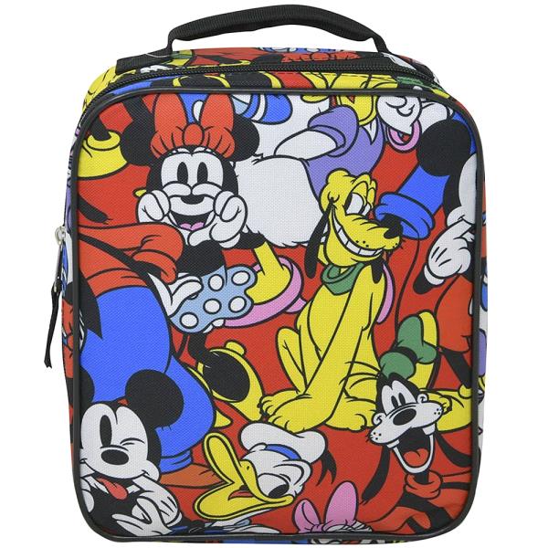 MICKEY AND FRIENDS ALL OVER PRINT NORTH SOUTH RECTANGLE LUNCH BAG