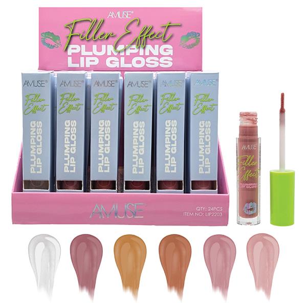 AMUSE FILLER EFFECT PLUMPING LIP GLOSS (24 UNITS)