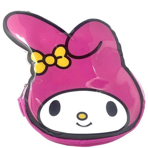 HELLO KITTY MY MELODY HEAD SHAPED LUNCH BAG