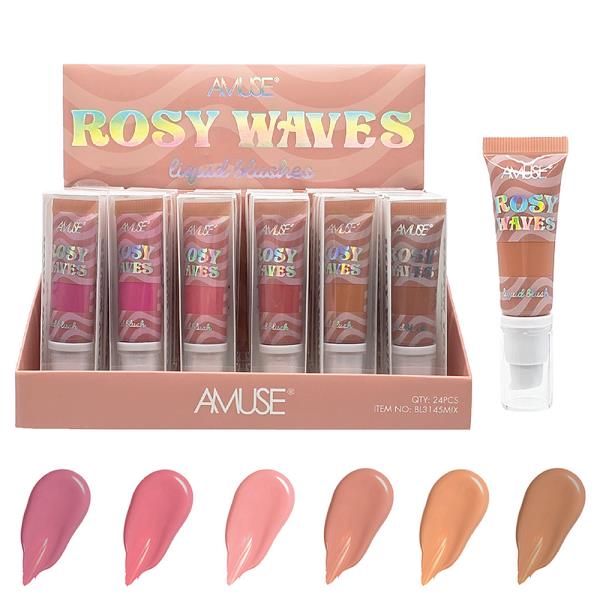 AMUSE ROSY WAVES LIQUID BLUSHES (24 UNITS)