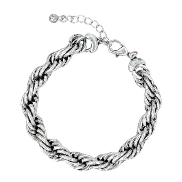 WESTERN ROPE TEXTURED BRACELET