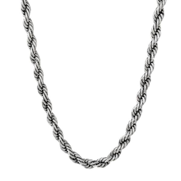 WESTERN ROPE TEXTURE CHAIN NECKLACE