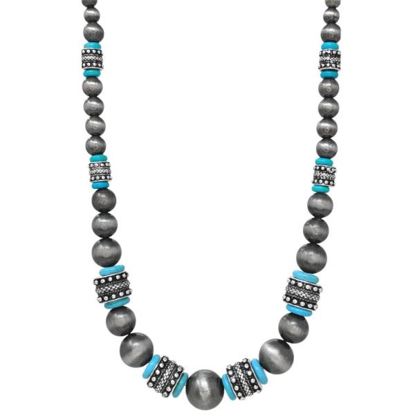 WESTERN NAVAJO BEADED NECKLACE