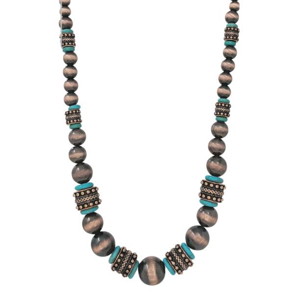 WESTERN NAVAJO BEADED NECKLACE