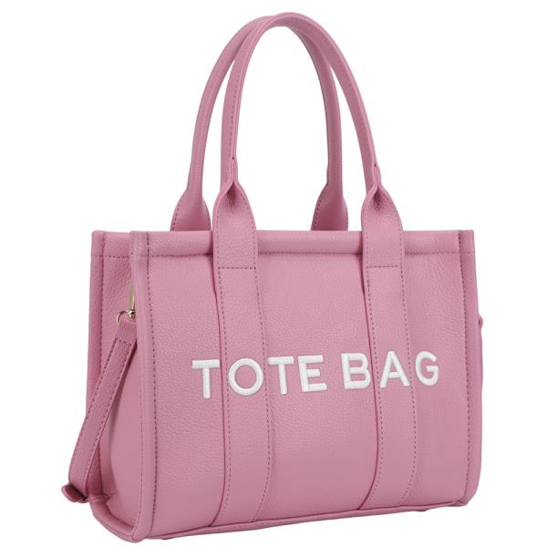 TEXTURE TOTE BAG HANDLE SATCHEL BAG