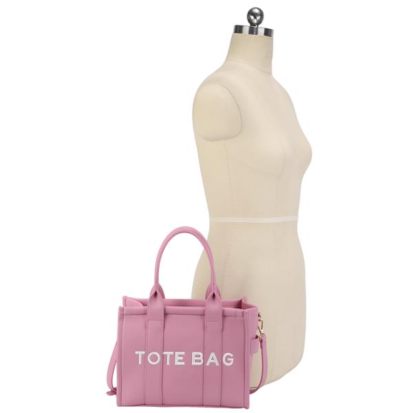 TEXTURE TOTE BAG HANDLE SATCHEL BAG