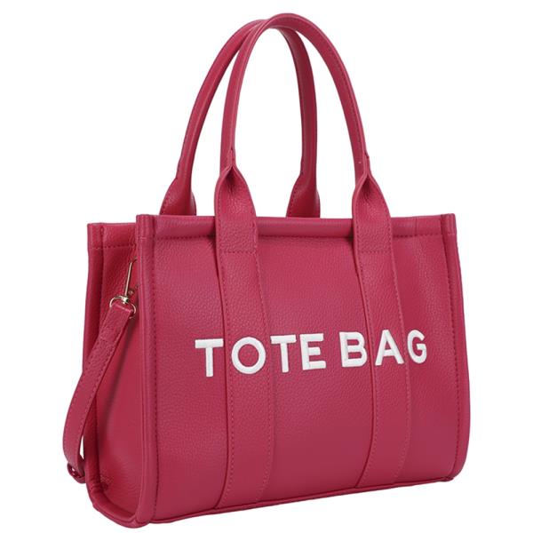 TEXTURE TOTE BAG HANDLE SATCHEL BAG