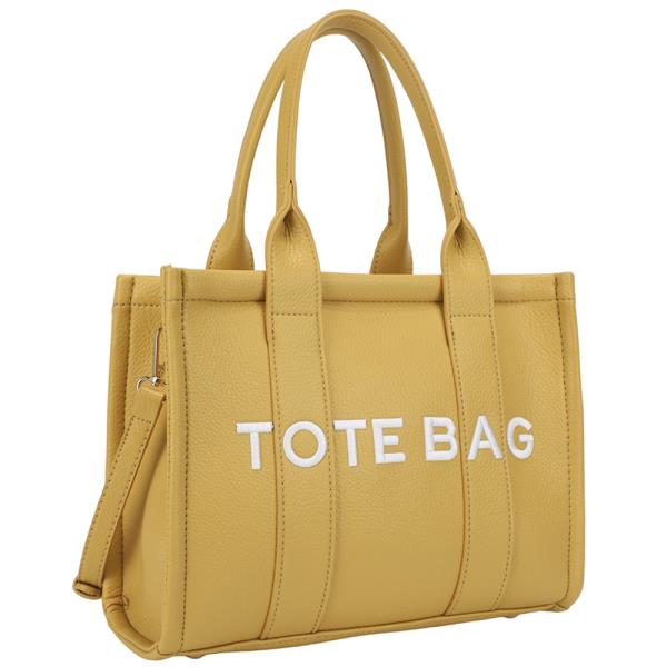 TEXTURE TOTE BAG HANDLE SATCHEL BAG