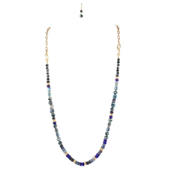 GLASS BEAD NECKLACE