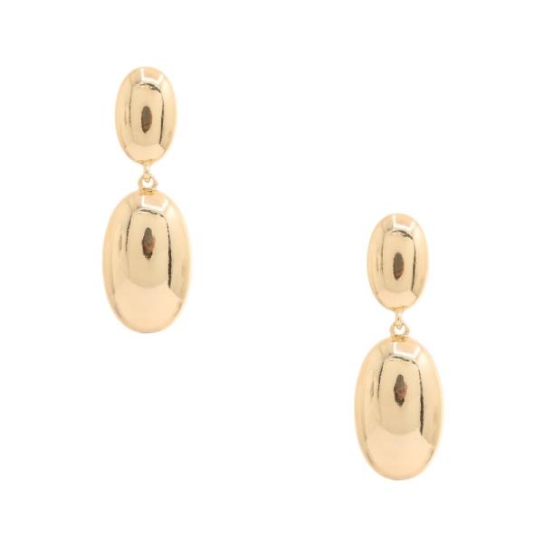 SODAJO TEARDROP LINK GOLD DIPPED EARRING