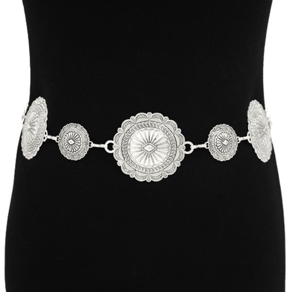 WEMETAL CIRCLE LINK WESTERN CHAIN BELT