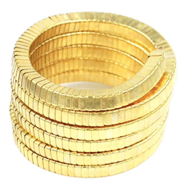 METAL SWIRL BANGLE BRACELET