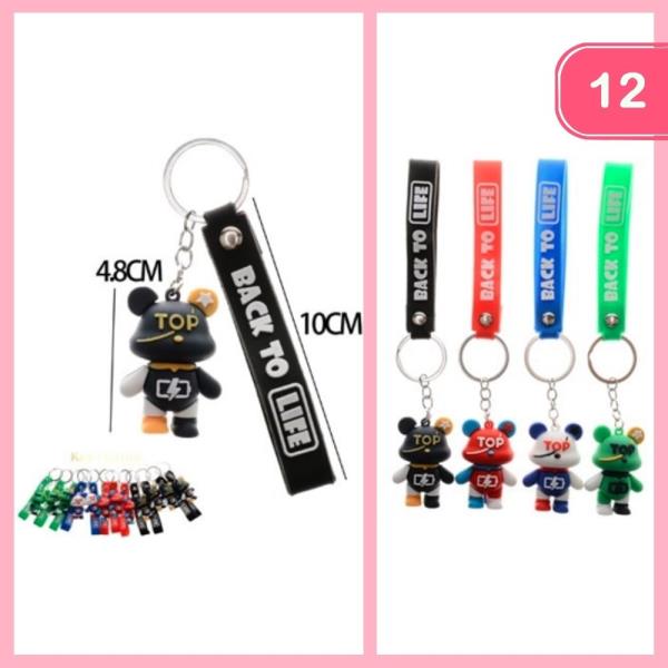 BACK TO LIFE BEAR KEYCHAIN (12 UNITS)