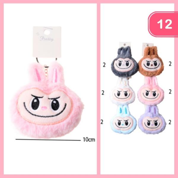 FUZZY TOY KEYCHAIN (12 UNITS)